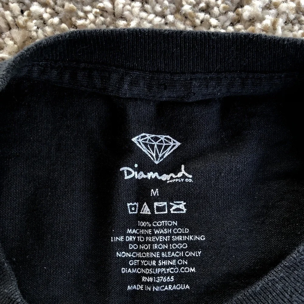 Diamond Supply Co. Tee Shirt Mens Size Medium Paisley Bandana Box Logo Skate Y2K